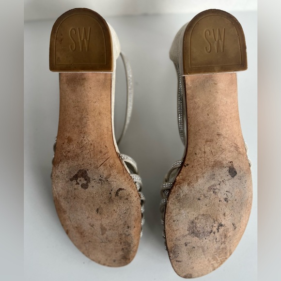 Stuart Weitzman Silver Sandals - Picture 10 of 10